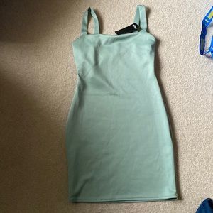 brand NWT Nasty Gal green blue mini dress